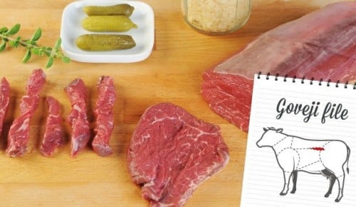 Goveji file Stroganov, Goveji file