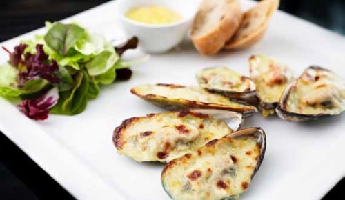 Sparova ribarnica, nasveti za pripravo rib in morskih sadežev, gratiniranje školjk