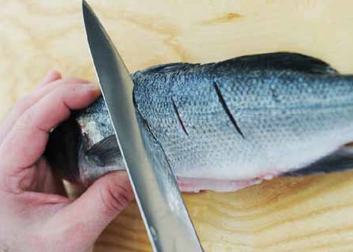 Sparova ribarnica, čiščenje rib, predpriprava rib, ciziliranje rib