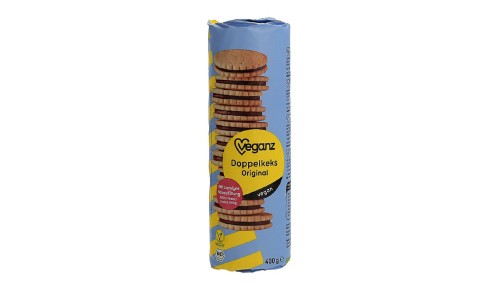 VEGANZ bio dvojni keksi s kakavovo kremo