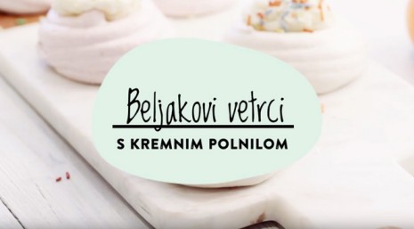 Velikonočni video recepti - beljakovi vetrci s kremnim polnilom