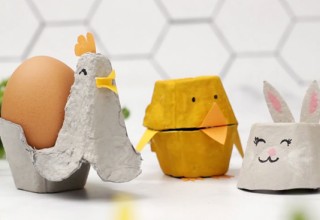 Velikonočno ustvarjanje - ustvarjanje z embalažo od jajc