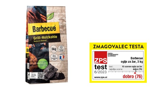 BARBECUE oglje za žar, 3 kg - ZMAGOVALEC TESTA ZPS BARBECUE oglje za žar, 3 kg - ZMAGOVALEC TESTA ZPS
