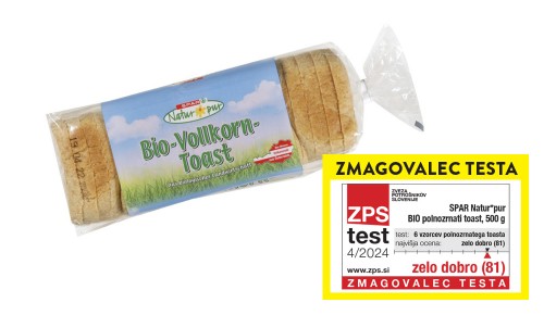 SPAR NATUR*PUR polnozrnati toast SPAR NATUR*PUR polnozrnati toast