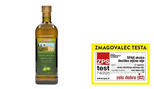SPAR ekstra deviško oljčno olje, ZPS test