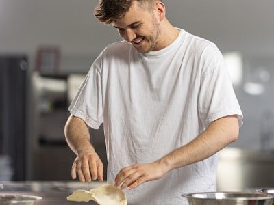 Pausa Pizza, zamrznjena pica z drožmi, Dan Strajnar