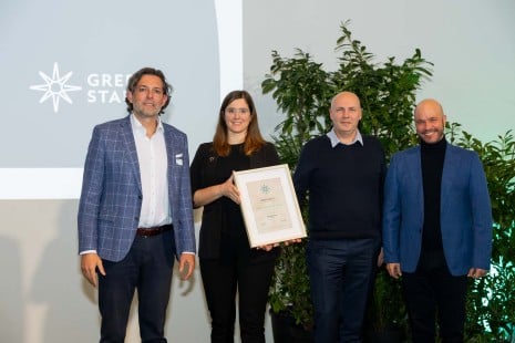 Podelitev certifikata Green Star