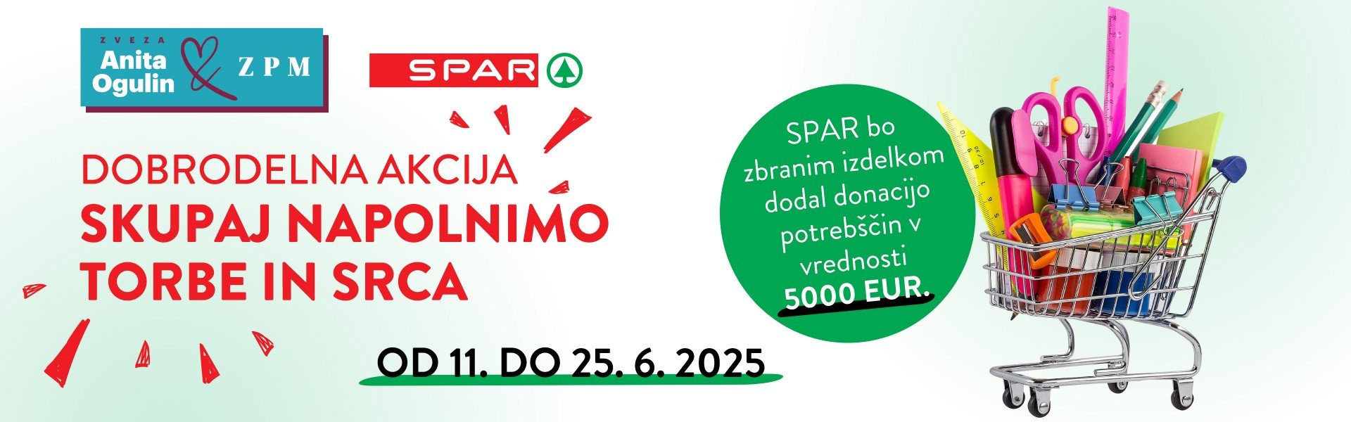 Dobrodelna akcija SKUPAJ NAPOLNIMO TORBE IN SRCA