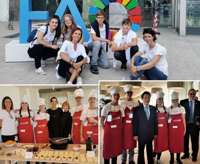 Mladi kuharji navdušili na Svetovnem prehranskem forumu v Rimu