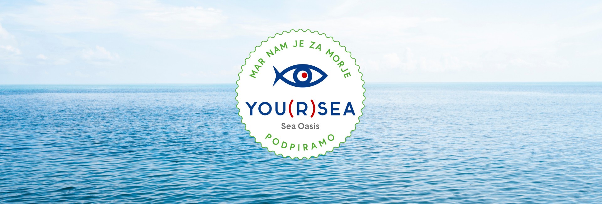 YouSea YouSea logo v ozadju je morje