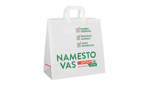 SPAR Online vračljiva papirnata vrečka