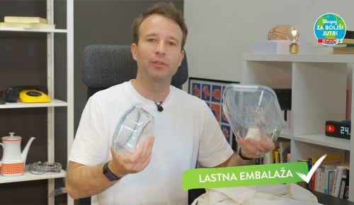 Z Nikom za boljši jutri - nakupovanje z lastno embalažo