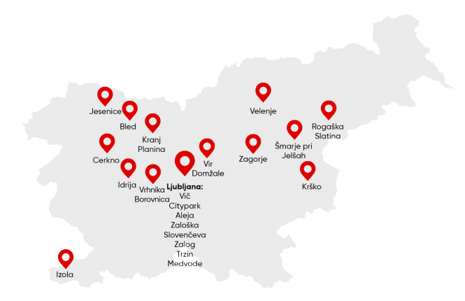 Zbiralniki odpadnega olja po Sloveniji